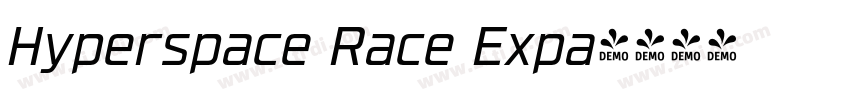 Hyperspace Race Expa字体转换